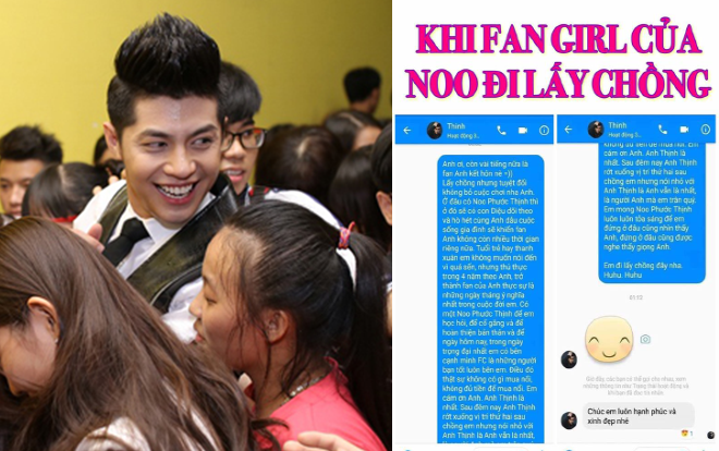 Fangirl lấy chồng nhưng không quên để lại tin nhắn cho Noo: 'Anh Thịnh vẫn là nhất'!