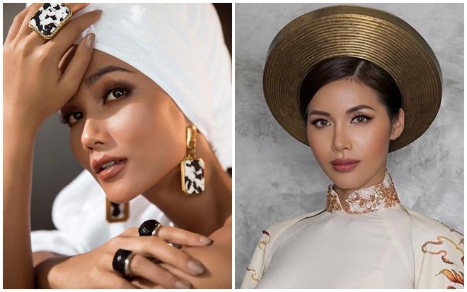 Không hẹn mà gặp, H'hen Niê và Minh Tú cùng quyến rũ nghẹt thở với tông trang điểm nâu
