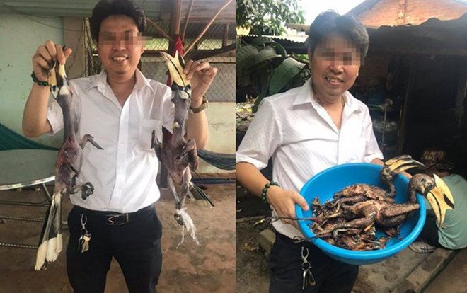 Dư luận dậy sóng với người đàn ông đăng ảnh 'tự sướng' với hai con chim bị vặt lông trắng ởn