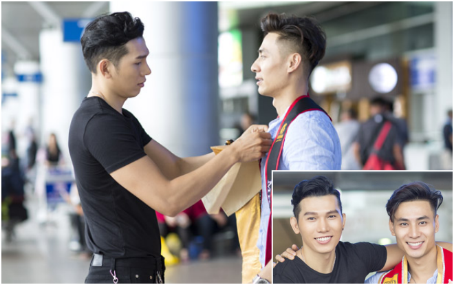 Nam vương Ngọc Tình ân cần chăm sóc Mai Tuấn Anh, mong sẽ lập thành tích 'back 2 back' tại Manhunt 2018