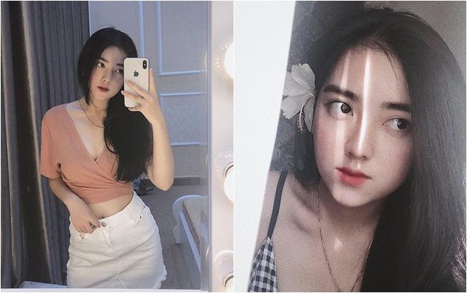 Cận cảnh nhan sắc 'hoa nhường nguyệt thẹn' của nữ sinh ĐH Mỹ thuật vừa lộ ảnh nắm tay, diện đồ đôi với Hà Đức Chinh