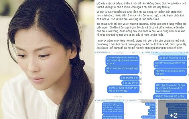 Nấc nghẹn với tin nhắn của người vợ trẻ dành cho chồng đã mất: 'Sao anh để vợ nói chuyện mình mãi thế'