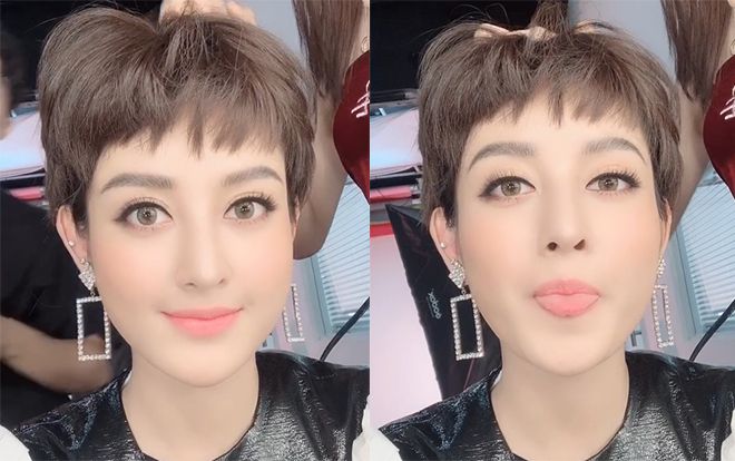 Á hậu Huyền My gây shock khi cắt tóc ngắn tomboy?