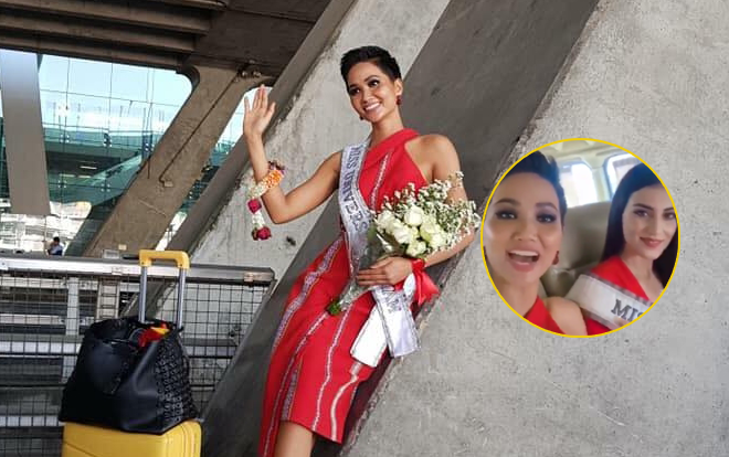 Vừa đến đất Thái, H'Hen Niê đã thân thiện dạy bạn mới tiếng Việt: Cô ấy đang có khởi đầu tốt tại Miss Universe 2018!