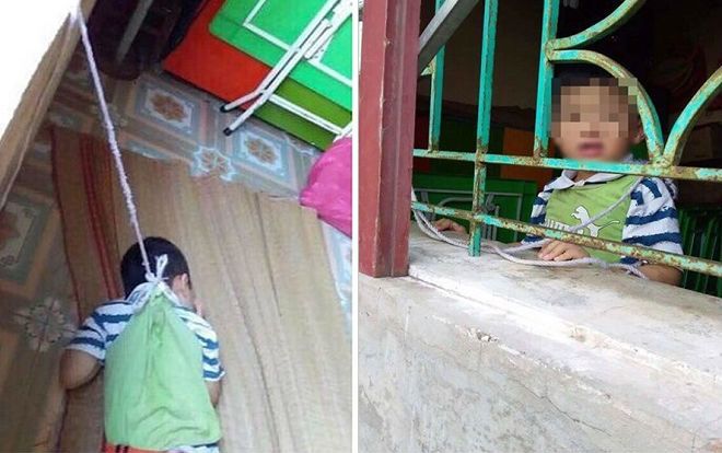 Tin mới nhất vụ cô giáo dùng dây cột bé trai 4 tuổi vào cửa sổ: Tạm đình chỉ công tác 2 nữ giáo viên