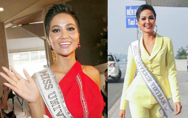 Mang theo 80 bộ đồ, H'Hen Niê xả láng bung lụa chỉ trong vài giờ ngay ngày đầu tiên