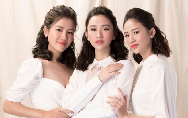 Hơn cả Mai Phương Thúy, Á hậu Hà Thu có tới hai cô em gái siêu xinh, đúng là chị nào em nấy