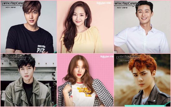 BXH sao được fan quốc tế yêu mến tháng 11: Park Min Young - Yoon Eun Hye tăng hạng, Lee Jong Suk - Park Shin Hye về nhất