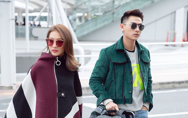 Isaac cùng Khả Ngân xúng xính đồ hiệu dạo phố Tokyo