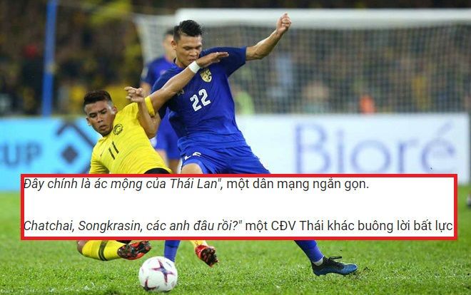 Cổ động viên Thái Lan chửi bới, bày tỏ sự thất vọng cao độ với các cầu thủ nước nhà sau trận gặp Malaysia