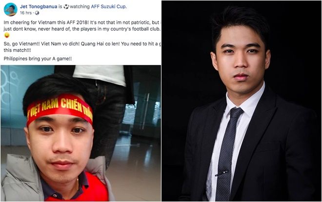 Giảng viên Philippines gây sốt khi cổ vũ thầy trò Park Hang Seo: 'Tự hào vì đội nhà nhưng trái tim tôi đã dành cho Việt Nam'