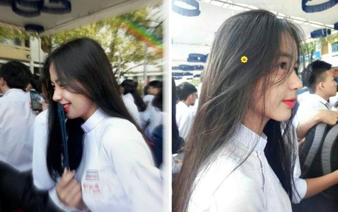 Lại thêm ảnh chụp trộm cô gái với góc nghiêng thần thánh làm 'liêu xiêu' cộng đồng mạng