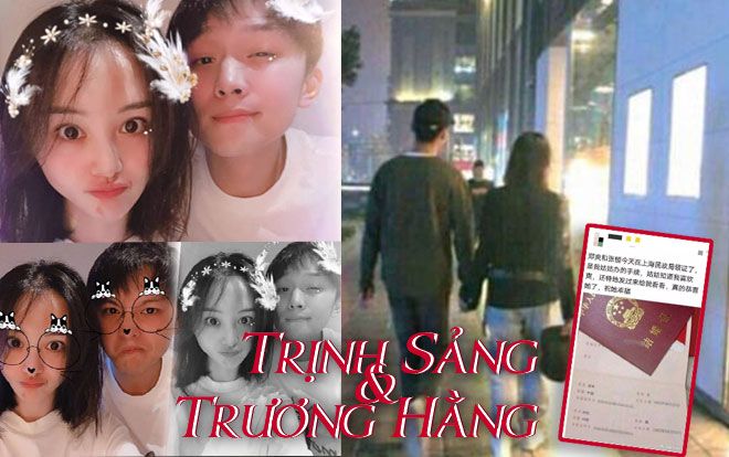 Thực hư chuyện Trịnh Sảng và bạn trai Trương Hằng đã đăng ký kết hôn?