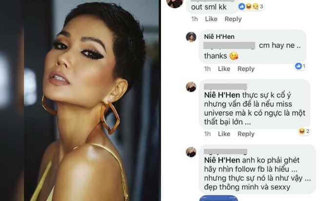Bị vùi dập 'bít cửa' vào bán kết ở Miss Universe, H'Hen Niê đáp trả antifan cực đỉnh