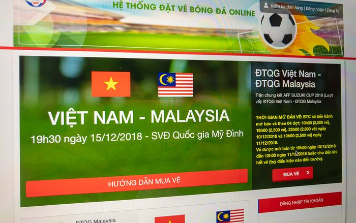 Người hâm mộ Việt Nam có nguy cơ mất Facebook do VFF lỡ viết nhầm website bán vé giả mạo