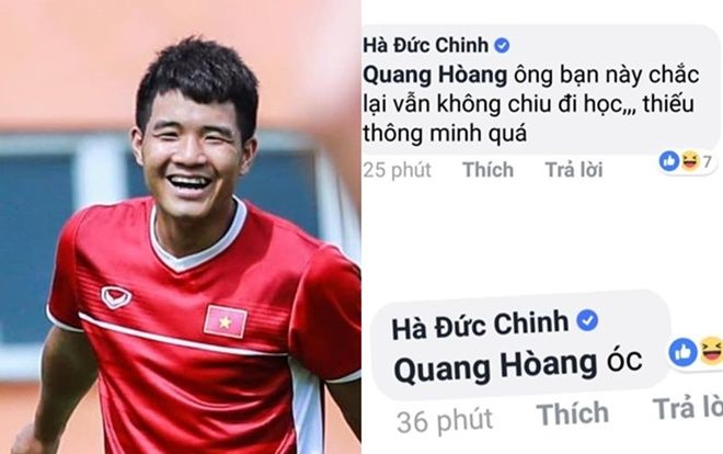 Xuất hiện nghi vấn ai đó hack facebook của Chinh 'đen' đôi co với antifan, giọng điệu i xì với lần hack facebook của Bùi Tiến Dũng