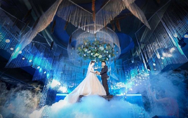 Lại xuất hiện siêu đám cưới 4,6 tỷ ở Hải Phòng mà hội trường như lâu đài cổ tích