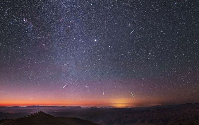 Hôm nay có thể ngắm mưa sao băng Geminid rực sáng lên bầu trời