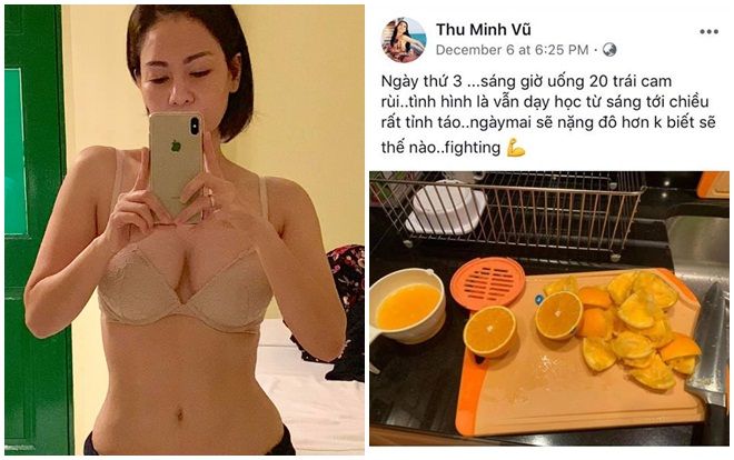 Thu Minh khoe vòng eo con kiến ở tuổi 41 sau thời gian ăn kiêng khắc nghiệt