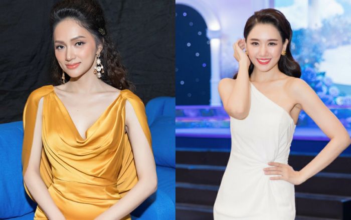 Hari Won, Hương Giang thay hai bộ váy, 'đọ sắc' rạng rỡ tại sự kiện