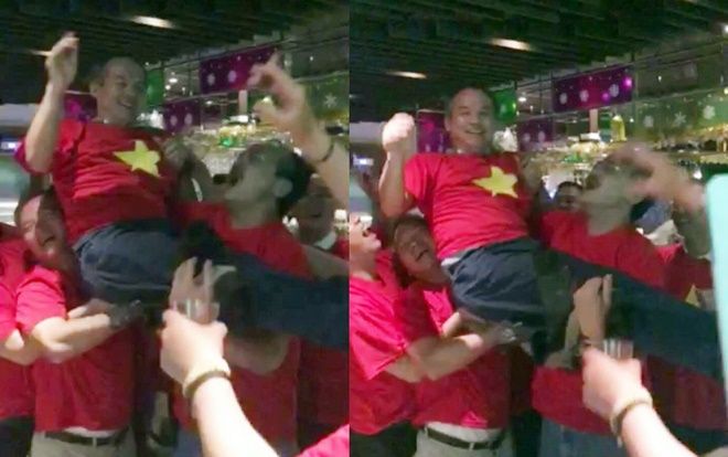 Nghẹn ngào xem clip bầu Thắng công kênh bầu Đức hô vang Việt Nam vô địch