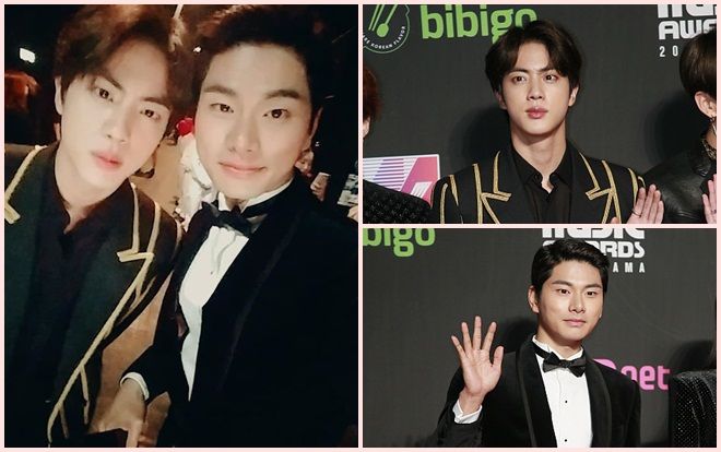 Lee Yi Kyung và Jin (BTS) thể hiện tình bạn thân thiết tại MAMA 2018