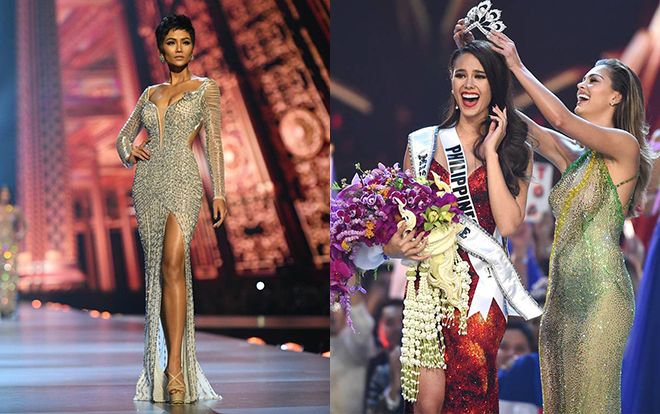 Đọ sức nóng của H'Hen Niê và Tân Hoa hậu Hoàn vũ 2018 trên mạng xã hội