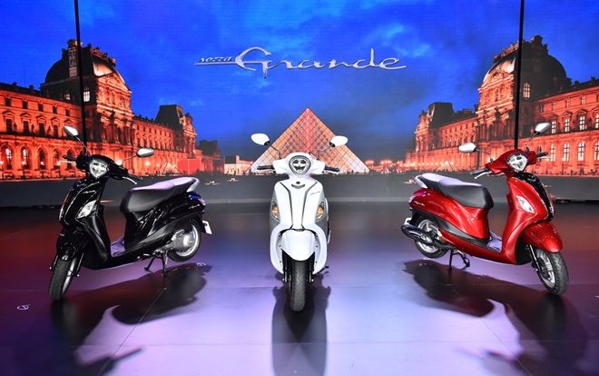 Yamaha Grande Hybrid mới - Nữ hoàng xe ga dành cho phái đẹp