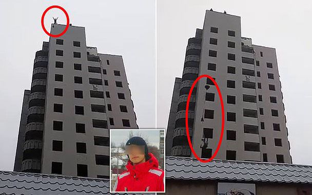 Thiếu niên tử vong khi nhảy dù tự chế từ tầng 14 ngay trước mặt mẹ