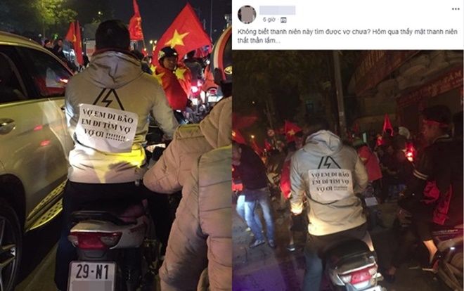 Treo biển tìm vợ đi lạc do ham vui, chàng trai thất thần bơ vơ giữa dòng người đi bão