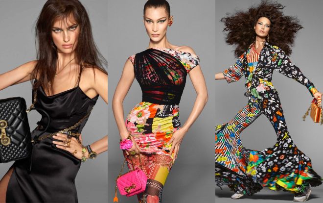 Bella Hadid, Irina Shayk và Shalom Harlow 'cực ngầu' trong chiến dịch thời trang mới