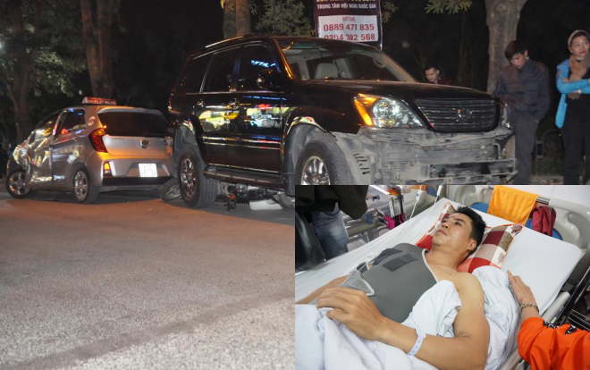 Đại uý CSGT kể lại giây phút nữ tài xế lái xe Lexus gây tai nạn kinh hoàng khiến 6 người nhập viện cấp cứu