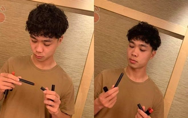 Vừa 'thả thính' gái lạ, Công Phượng đã vội đi tút tát bề ngoài theo kiểu 'họa mi tóc xoăn'