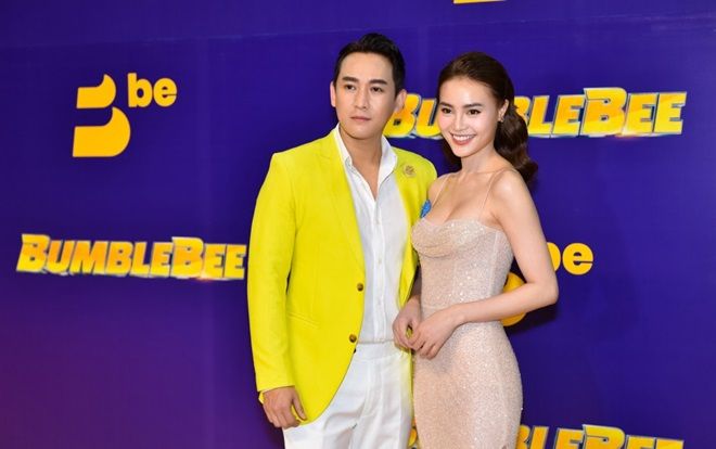 Ninh Dương Lan Ngọc khoe dáng, sánh đôi cùng Hứa Vĩ Văn gặp gỡ Bumblebee