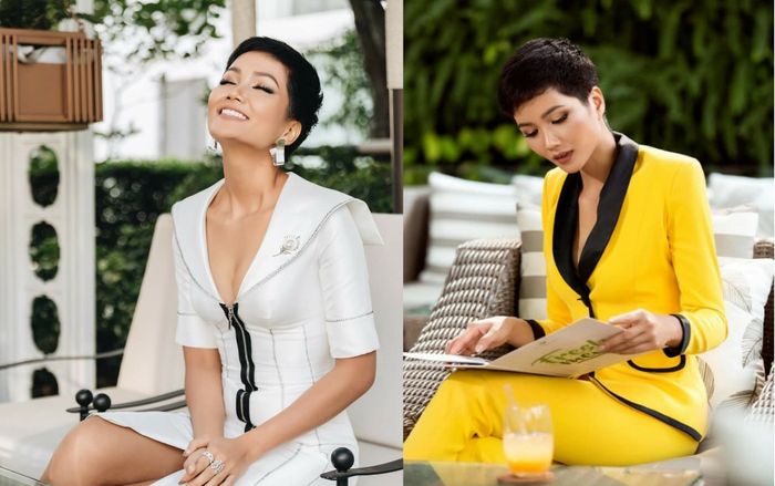 Ngoài váy áo soi rọi body nóng bỏng, H'Hen Niê còn là 'nữ hoàng' menswear