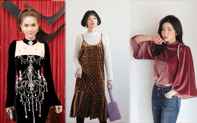Tuyệt chiêu mặc đồ nhung không bị chê sến, già như Ngọc Trinh - Mai Ngô