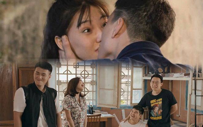 ‘Chạy trốn thanh xuân’ tập 9: Sau nụ hôn mãnh liệt với Lưu Đê Ly, Huỳnh Anh bị cả xóm trêu ghẹo đòi tung video lên mạng