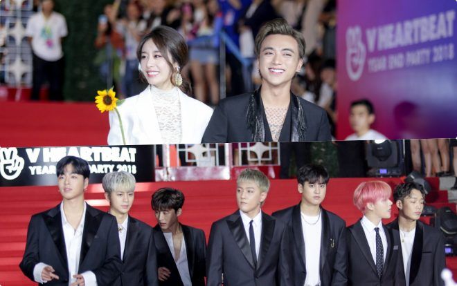 Thảm đỏ V Heartbeat YEP 2018: Soobin 'sóng đôi' Jiyeon tình tứ, iKON bảnh bao thu hút mọi ánh nhìn