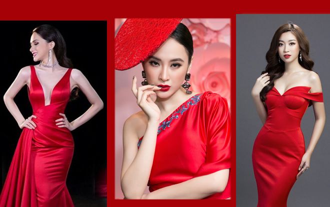Top 10 chiếc váy đỏ giúp Hương Giang, H'hen Niê, Đỗ Mỹ Linh làm bá chủ thảm đỏ năm 2018