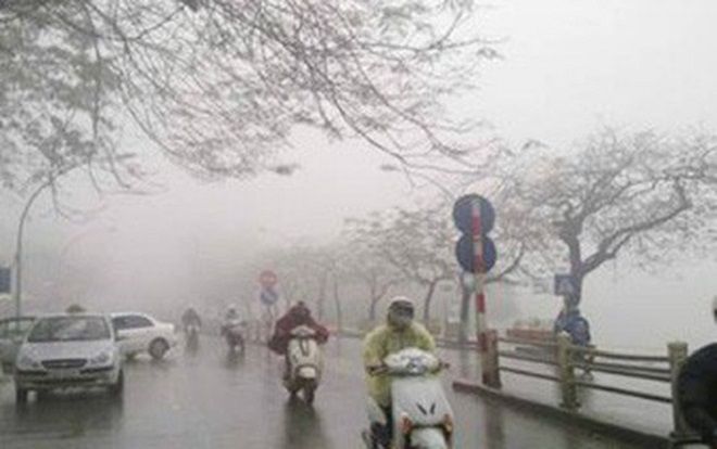 Miền Bắc đón Tết dương lịch trong những ngày rét đậm rét hại, mưa trên diện rộng