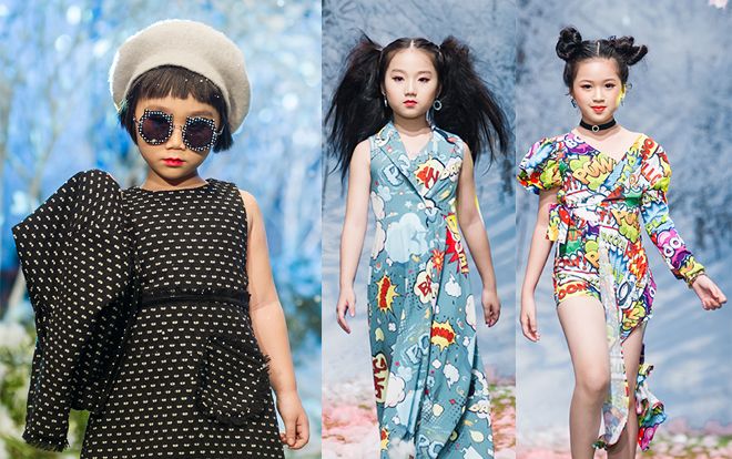 Mẫu nhí Việt quẩy nhiệt trên sàn diễn ngập tràn tuyết phủ