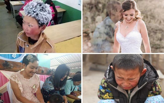 Những câu chuyện cảm động năm 2018: Bé trai gào khóc xin vào trại trẻ mồ côi, cô gái ôm tro cốt bạn trai chụp ảnh cưới