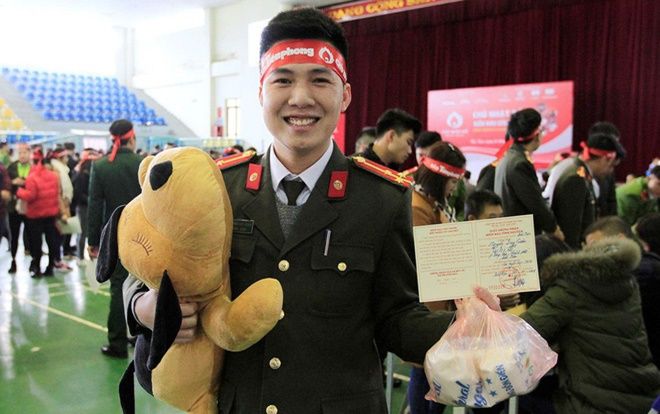 Thượng úy công an hiến máu tình nguyện 19 lần
