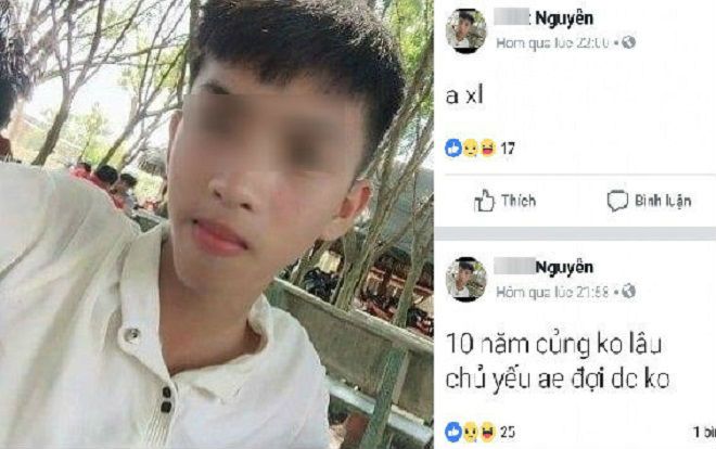 Thiếu niên giết người xong còn ngạo mạn đăng 8 status 'khoe chiến tích' trên facebook, dự đoán luôn mức án phải nhận