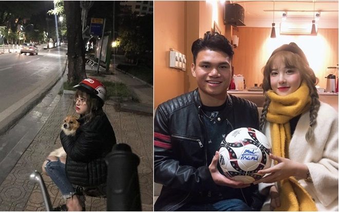 Tìm chủ cho chó bị lạc trong đêm lạnh, cô gái xinh đẹp 'số đỏ' được cầu thủ U23 mến mộ xin được gặp mặt