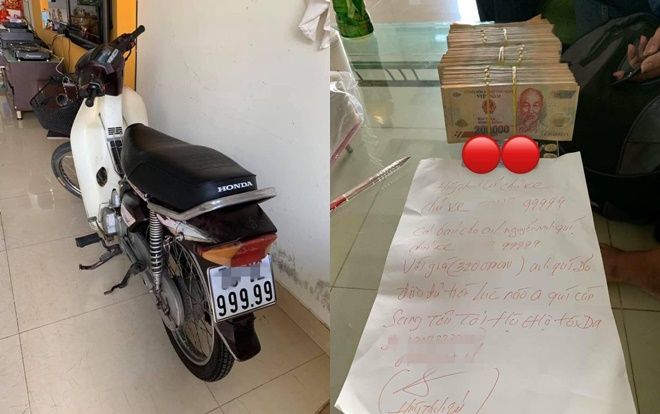 Bán tín bán nghi chuyện thanh niên bỏ hàng trăm triệu ra mua chiếc xe Dream biển 'tứ quý 9'