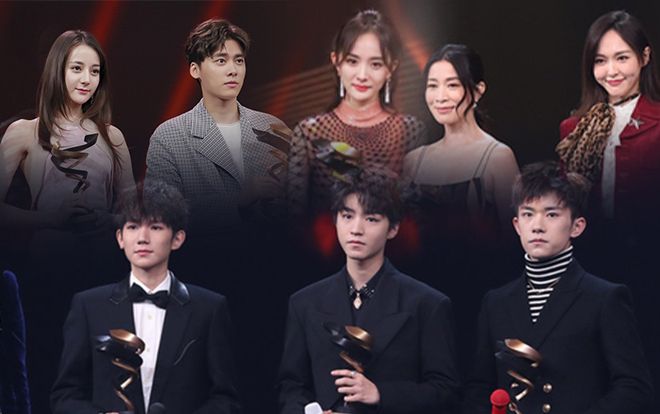 Ai đến dự Đêm hội Weibo 2018 đều có giải: Địch Lệ Nhiệt Ba là nhân vật của năm, 'Phù Dao' Dương Mịch đạt nhân khí cao