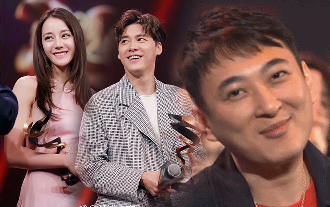 Đêm hội Weibo 2018: Vương Tư Thông nhai kẹo cao su khi lên trao giải, Lý Dịch Phong đùa với Địch Lệ Nhiệt Ba về 'mùi rắm'