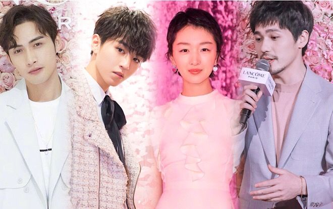 'Mỹ nam đẹp hơn hoa' Vương Tuấn Khải (TFBOYS) cùng Bạch Vũ, Châu Đông Vũ, Trương Bân Bân tham dự 'Party Lancôme'