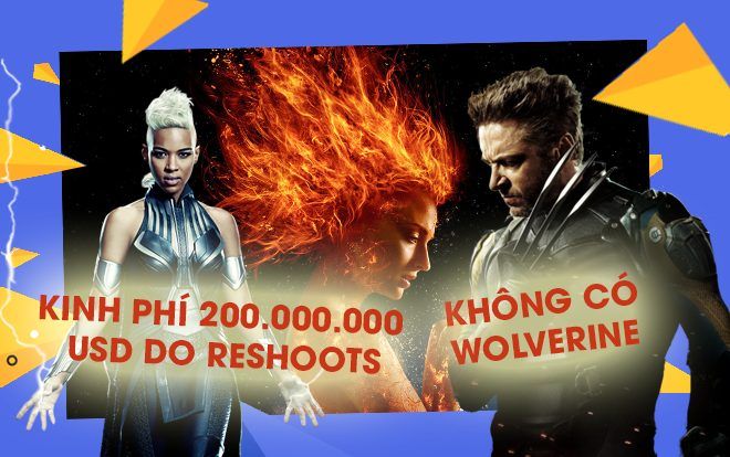 'Dark Phoenix': Thiếu Wolverine, kinh phí lên đến 200 triệu USD do quay bổ sung và 'Storm' sẽ có sức mạnh mới!